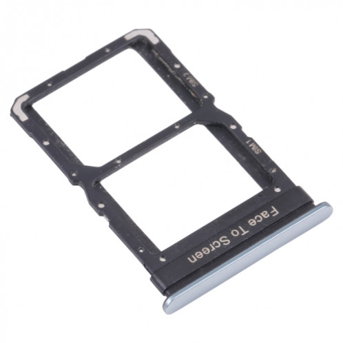 Plateau de carte SIM + plateau de carte SIM pour Xiaomi Redmi Note 10 Pro 5G (Argent) SH873S1850-04
