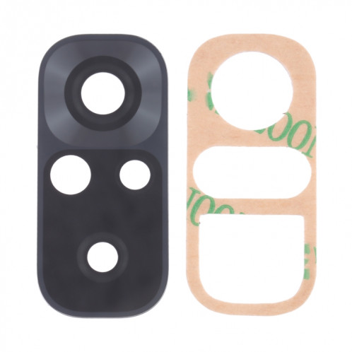 10 PCS Back Camera Lens pour Xiaomi Redmi Note 10S M2101K7BG M2101K7BI M2101K7BNY (Noir) SH877B1702-05