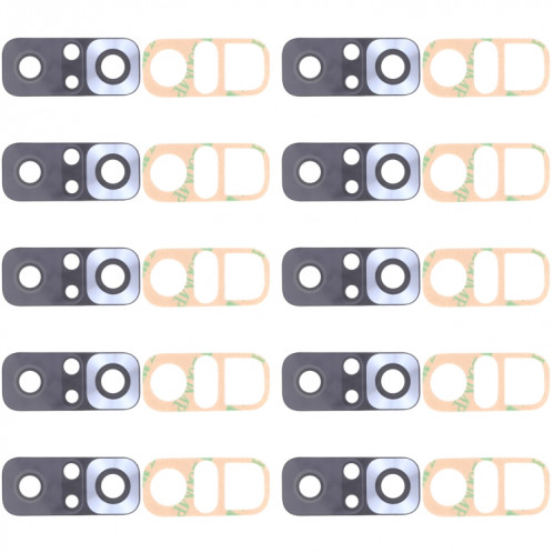 10 PCS BACK Camera Lens pour Xiaomi Redmi Note 10 Pro (Inde) / RedMI Note 10 Pro Max / Redmi Note 10 Pro M2101K6G M2101K6R M2101K6P M2101K6I SH28781030-04