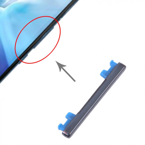Bouton de commande de volume pour xiaomi mi 11 lite / mi 11 lite 5g (noir) SH880B99-04