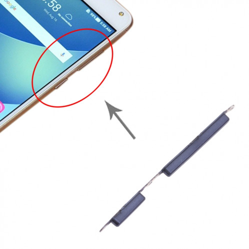 Bouton d'alimentation et bouton de commande de volume pour Asus Zenfone 4 max zc520kl (bleu) SH888L28-04