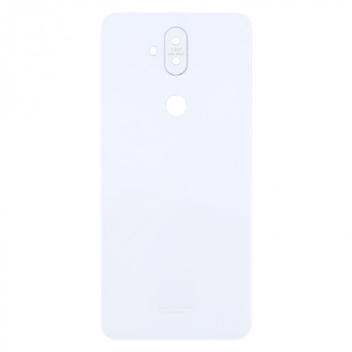 Matériau de l'herbe Couvercle arrière de la batterie avec objectif de caméra pour Asus Zenfone 5 Lite ZC600KL (blanc) SH92WL1142-07