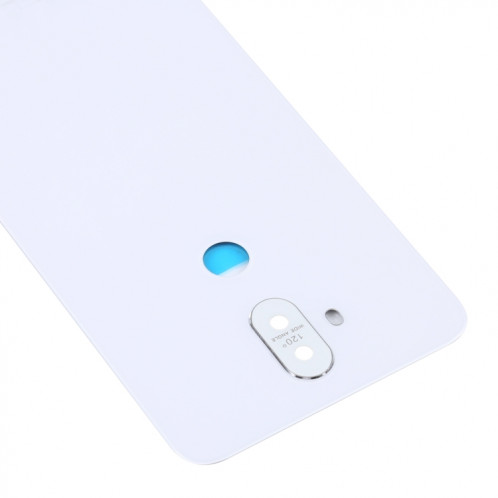 Matériau de l'herbe Couvercle arrière de la batterie avec objectif de caméra pour Asus Zenfone 5 Lite ZC600KL (blanc) SH92WL1142-07