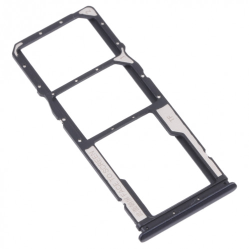 Plateau de carte SIM + plateau de carte SIM + plateau de carte micro SD pour Xiaomi Redmi 9T 4G / Redmi Note 9 4G J19S M2010J19SC M2010J19SG M2010J19SY (Noir) SH909B19-04