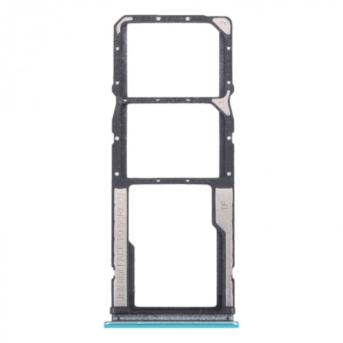 Plateau de carte SIM + plateau de carte SIM + plateau de cartes Micro SD pour Xiaomi Redmi 9T 4G / Redmi Note 9 4G J19S M2010J19SC M2010J19SG M2010J19SYSY (vert) SH909G195-04
