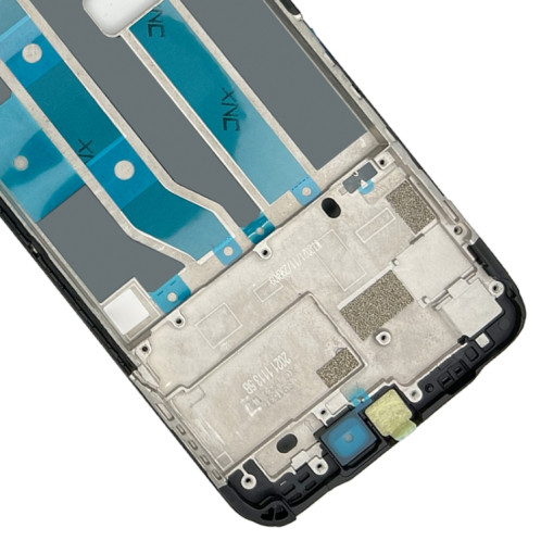 Pour OPPO Realme C25 RMX3193, RMX3191 Plaque de lunette de cadre LCD pour boîtier avant SH29281945-06