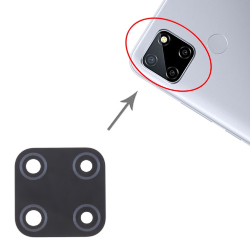Pour OPPO Realme C12 RMX2189 10pcs objectif de caméra arrière SH29511448-04