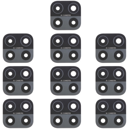 Pour OPPO A15/A15s/A35 CPH2185 CPH2179 PEHM00 10 pièces lentille de caméra arrière SH2956101-04