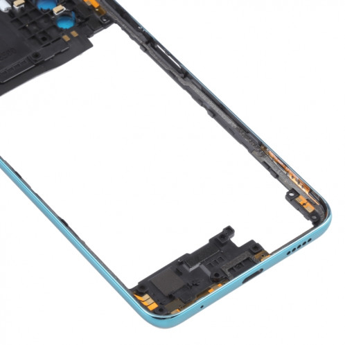 Plaque de lunette de cadre moyen pour Xiaomi Redmi Note 10 PRO 5G (Bleu) SH979L1106-07