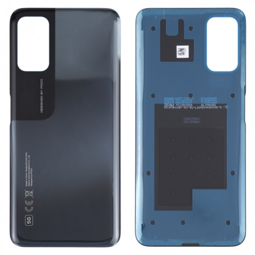 Couverture arrière de la batterie d'origine pour Xiaomi Poco M3 PRO 5G M2103K19PG, M2103K19PI (Noir) SH82BL56-07