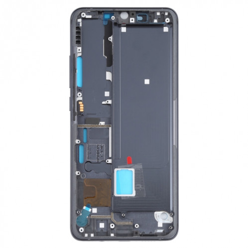 Plaque de lunette LCD de boîtier avant pour Xiaomi MI Note 10 Lite M2002F4LG, M1910F4G (Noir) SH983B1494-07