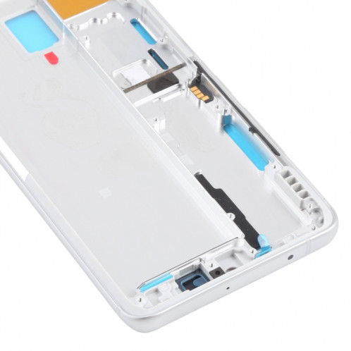 Plaque de lunette LCD de boîtier avant pour Xiaomi MI Note 10 Lite M2002F4LG, M1910F4G (Blanc) SH983W86-07