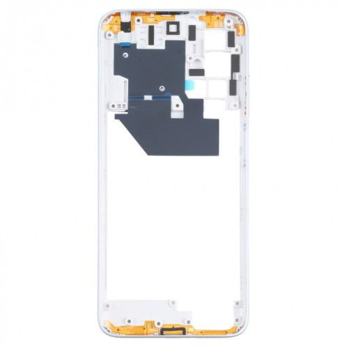Plaque de lunette de cadre moyen pour Xiaomi Redmi 10 (blanc) SH986W1777-07