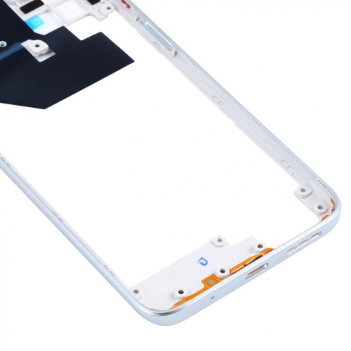Plaque de lunette de cadre moyen pour Xiaomi Redmi 10 (blanc) SH986W1777-07