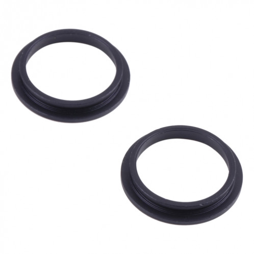 2 PCS Caméra arrière Verre Verre Lentille en métal à l'extérieur Bague de cerceau pour iPhone 13 SH996B996-04