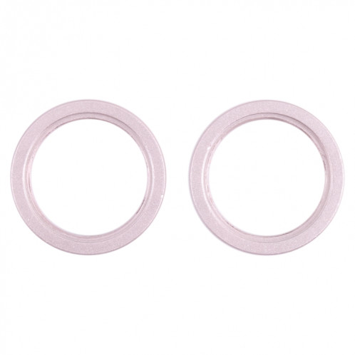2 PCS Caméra arrière Verre Verre Lentille en métal à l'extérieur Bague de cerceau pour iPhone 13 SH996F662-04