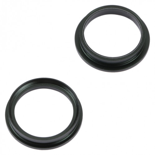 2 PCS Caméra arrière Lentille de verre en métal à l'extérieur du protecteur Hoop Bague pour iPhone 13 (vert) SH996G1255-04