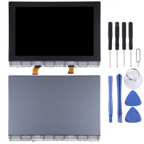 Écran LCD OEM pour Lenovo YOGA Book YB1-X91 YB1-X91L YB1-X91F Assemblage complet du numériseur avec cadre (Gris) SH99HL1712-06