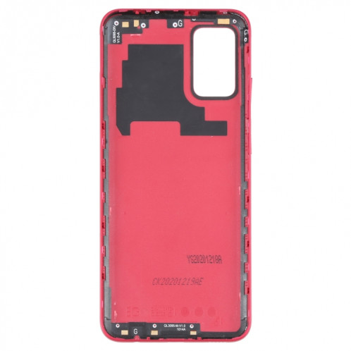 Pour le couvercle arrière de la batterie Samsung Galaxy A02s (rouge) SH06RL67-06