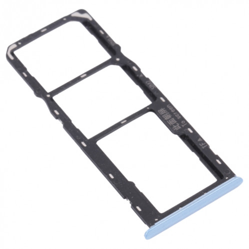 Pour OPPO Realme C12 RMX2189 Plateau de carte SIM + Plateau de carte SIM + Plateau de carte Micro SD (Bleu) SH012L680-04
