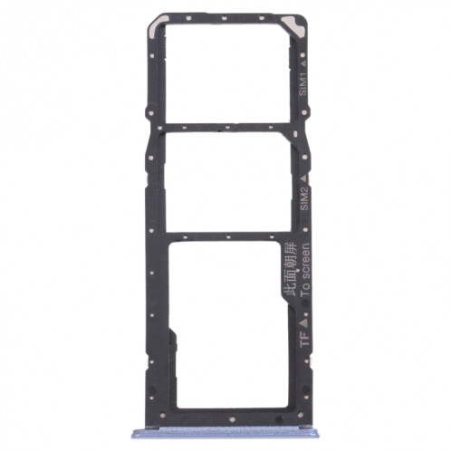 Pour OPPO Realme 7 5G RMX2111 Plateau de carte SIM + Plateau de carte SIM + Plateau de carte Micro SD (Bleu) SH016L1991-04