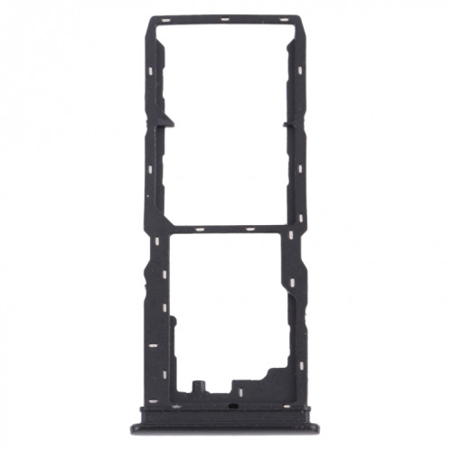 Pour vivo Y30 (Chine) / Y20s V2034A Plateau de carte SIM + Plateau de carte SIM + Plateau de carte Micro SD (Noir) SH030B1545-04