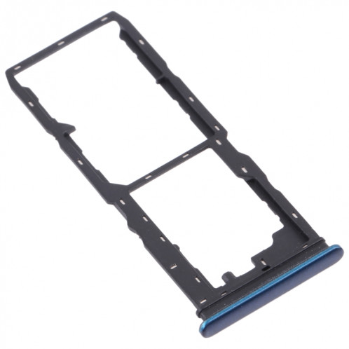 Pour vivo Y30 (Chine) / Y20s V2034A Plateau de carte SIM + Plateau de carte SIM + Plateau de carte Micro SD (Bleu) SH030L1053-04