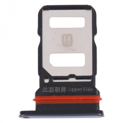 Pour vivo S6 5G V1962A, V1962BA Plateau de carte SIM + Plateau de carte SIM (Noir) SH031B1753-04