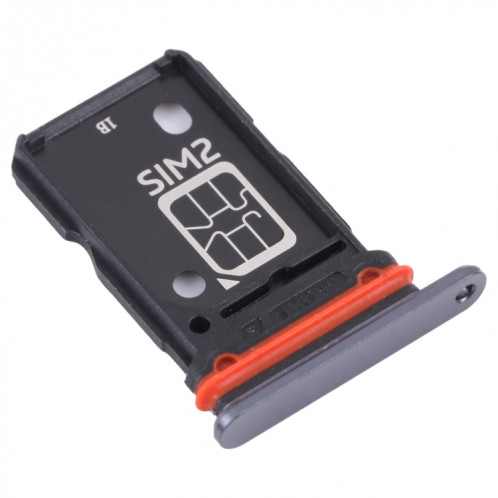 Pour vivo X60 Pro / X60 V2045 V2046 Plateau de carte SIM + Plateau de carte SIM (Noir) SH032B593-04