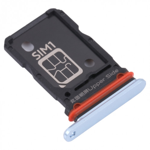 Pour vivo X60 Pro / X60 V2045 V2046 Plateau de carte SIM + Plateau de carte SIM (Bleu) SH032L1981-04
