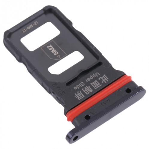 Pour vivo NEX 3 V1923A, V1923T Plateau de carte SIM + Plateau de carte SIM (Noir) SH034B1185-04