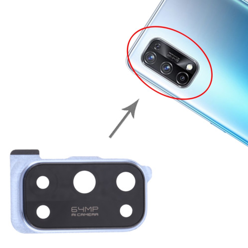 Pour le couvercle d'objectif de caméra OPPO Realme X7 RMX2176 (bleu bébé) SH37TT1821-04