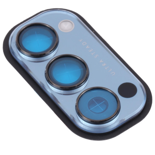 Pour OPPO Reno4 5G PDPM00, PDPT00, CPH2091 Couvercle d'objectif de caméra (Bleu) SH040L1979-04