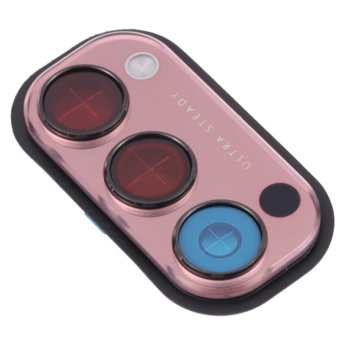 Pour OPPO Reno4 5G PDPM00, PDPT00, CPH2091 Couvercle d'objectif de caméra (Rouge) SH040R508-04