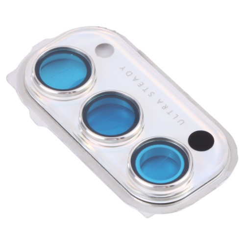 Pour OPPO Reno4 5G PDPM00, PDPT00, CPH2091 Couvercle d'objectif de caméra (Blanc) SH040W1441-04