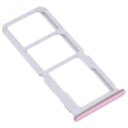 Pour OPPO A55 PEMM00, PEMM20, PEMT00, PEMT20 Plateau de carte SIM + Plateau de carte SIM + Plateau de carte Micro SD (Or) SH053J1401-04
