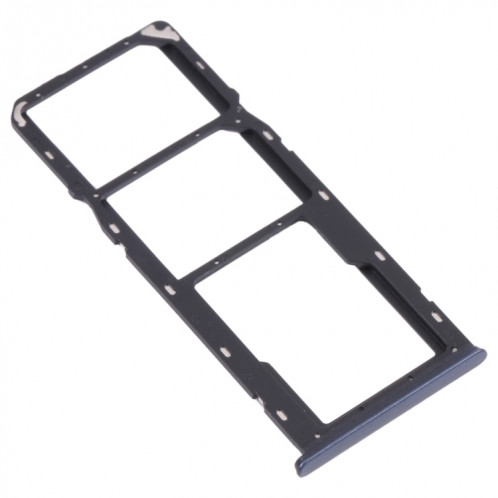 Pour OPPO A15 CPH2185 Plateau de carte SIM + Plateau de carte SIM + Plateau de carte Micro SD (Noir) SH056B177-04