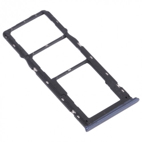 Pour OPPO A15s CPH2179 Plateau de carte SIM + Plateau de carte SIM + Plateau de carte Micro SD (Noir) SH057B1504-04
