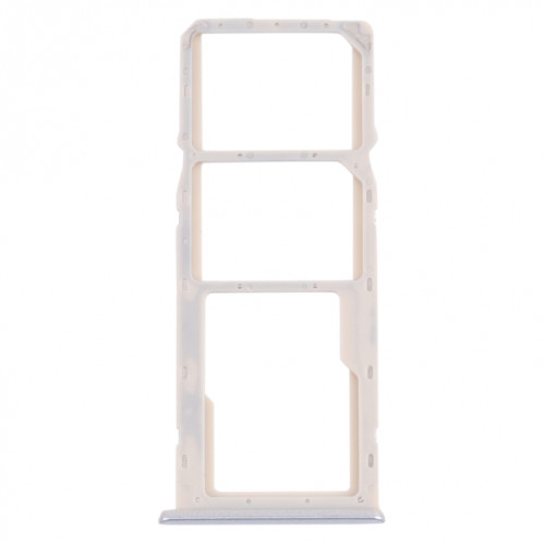 Pour OPPO A35 CPH2179 Plateau de carte SIM + Plateau de carte SIM + Plateau de carte Micro SD (Blanc) SH058W1474-04