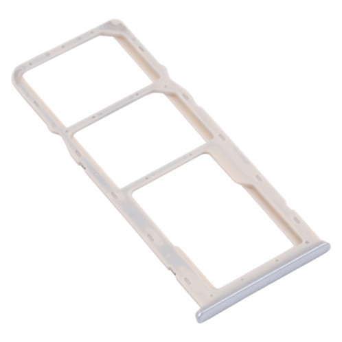 Pour OPPO A35 CPH2179 Plateau de carte SIM + Plateau de carte SIM + Plateau de carte Micro SD (Blanc) SH058W1474-04