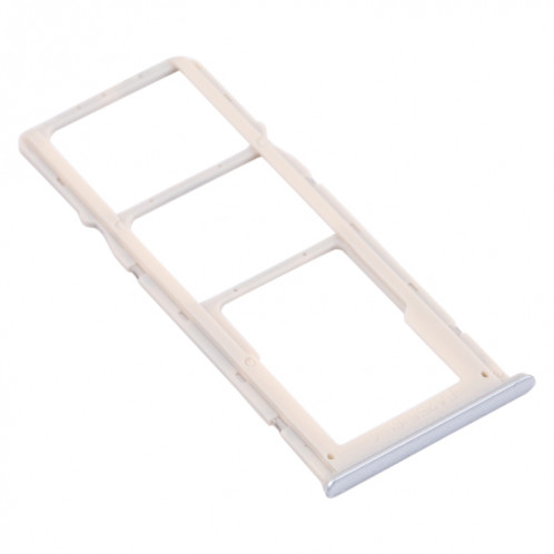 Pour OPPO A35 CPH2179 Plateau de carte SIM + Plateau de carte SIM + Plateau de carte Micro SD (Blanc) SH058W1474-04