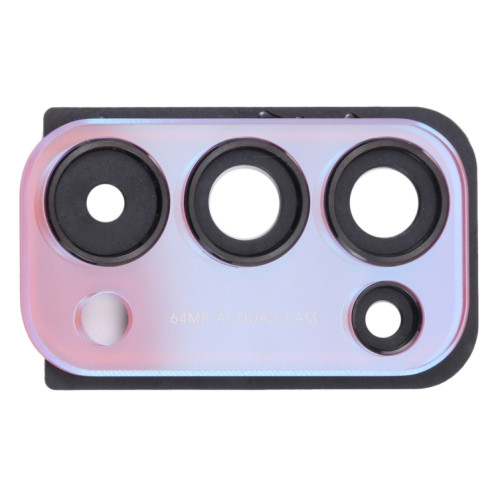 Pour OPPO Reno5 Pro 5G PDSM00, PDST00, CPH2201 Couvercle d'objectif de caméra (Rouge) SH063R1243-04