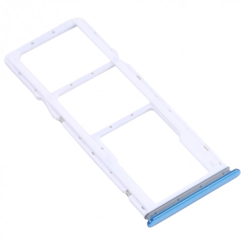 Plateau de carte SIM + plateau de carte SIM + plateau de carte Micro SD pour Xiaomi Redmi Note 10 4G / Redmi Note 10S M2101K7AI, M2101K7AG, M2101K7BG, M2101K7BI, M2101K7BNY, M2101K7BLY (Bleu) SH069L268-04
