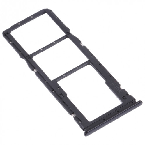 Plateau de carte SIM + plateau de carte SIM + plateau de carte micro SD pour Xiaomi Redmi Note 10 Pro 4G / Redmi Note 10 Pro Max / Redmi Note 10 Pro (Inde) M2101K6G, M2101K6I, M2101K6P (Noir) SH070B1226-04