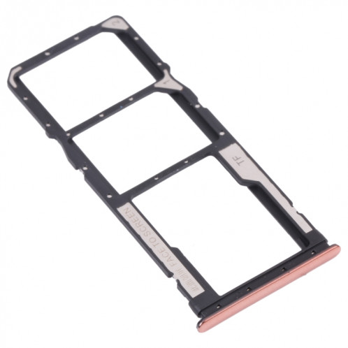 Plateau de carte SIM + plateau de carte SIM + plateau de carte Micro SD pour Xiaomi Redmi Note 10 PRO 4G / REDMI Note 10 Pro MAX / REDMI NOTE 10 PRO (INDE) M2101K6G, M2101K6I, M2101K6P (Gold) SH070J274-04