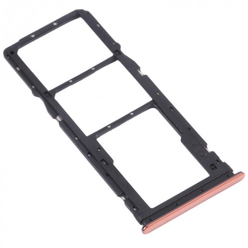 Plateau de carte SIM + plateau de carte SIM + plateau de carte Micro SD pour Xiaomi Redmi Note 10 PRO 4G / REDMI Note 10 Pro MAX / REDMI NOTE 10 PRO (INDE) M2101K6G, M2101K6I, M2101K6P (Gold) SH070J274-04