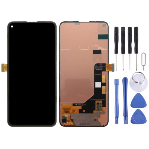 Écran LCD OEM pour Google Pixel 5A 5G 2021 avec assemblage complet du numériseur (noir) SH083B1109-06