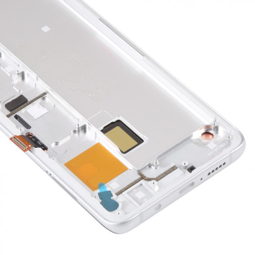 Matériau AMOLED Écran LCD et numériseur Assemblage complet avec cadre pour Xiaomi MI Note 10 Lite M2002F4LG (Argent) SH203S564-07