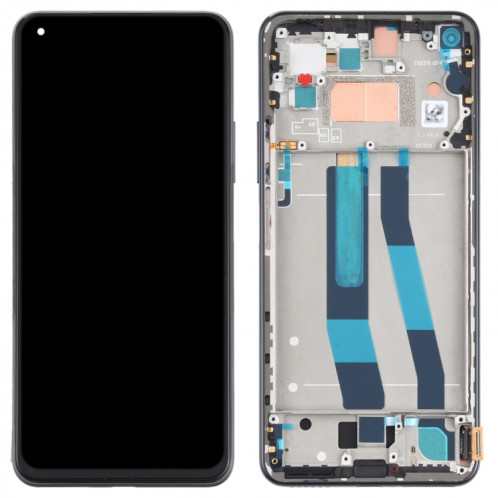 Écran LCD d'origine et numériseur assemblage complet avec cadre pour xiaomi mi 11 lite 4g m2101k9ag m2101k9ai (noir) SH235B1495-07