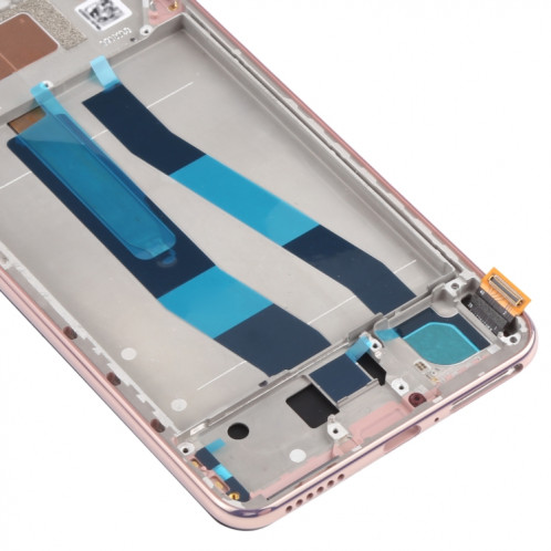 Écran LCD d'origine et numériseur assemblage complet avec cadre pour xiaomi mi 11 lite 4g m2101k9ag m2101k9ai (or) SH235J1933-07